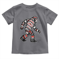 Bigfoot Native American Northwest Coast Art Toddler T Shirt - Wonder Print Shop