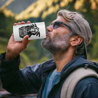 Sitting Bull 4 in 1 Can Cooler Tumbler I Loved America Before It Was Called America Native American Chief - Wonder Print Shop