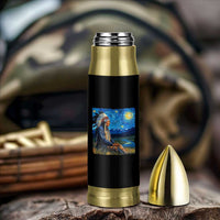 Native American Indian Van Goghs Starry Night Bullet Tumbler - Wonder Print Shop