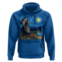 Native American Indian Van Goghs Starry Night Hoodie - Wonder Print Shop