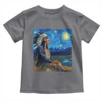 Native American Indian Van Goghs Starry Night Toddler T Shirt - Wonder Print Shop