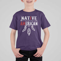 I Am Native American T Shirt For Kid Indigenous Pride Vintage Dreamcatcher Arrow - Wonder Print Shop