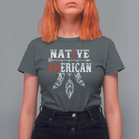 I Am Native American T Shirt For Women Indigenous Pride Vintage Dreamcatcher Arrow - Wonder Print Shop