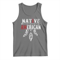 I Am Native American Tank Top Indigenous Pride Vintage Dreamcatcher Arrow - Wonder Print Shop