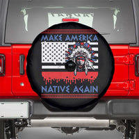 Make America Native Again Spare Tire Cover Native Indian Pride USA Flag - Wonder Print Shop