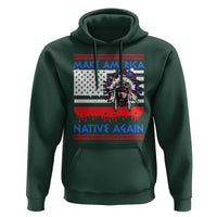 Make America Native Again Hoodie Native Indian Pride USA Flag - Wonder Print Shop