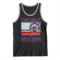 Make America Native Again Tank Top Native Indian Pride USA Flag - Wonder Print Shop