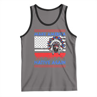 Make America Native Again Tank Top Native Indian Pride USA Flag - Wonder Print Shop