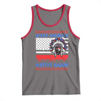 Make America Native Again Tank Top Native Indian Pride USA Flag - Wonder Print Shop