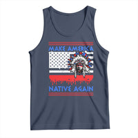Make America Native Again Tank Top Native Indian Pride USA Flag - Wonder Print Shop