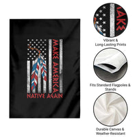 Make America Native Again Garden Flag Indigenous Peoples Day USA Flag - Wonder Print Shop