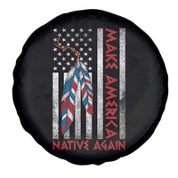 Make America Native Again Spare Tire Cover Indigenous Peoples Day USA Flag - Wonder Print Shop