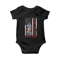Make America Native Again Baby Onesie Indigenous Peoples Day USA Flag - Wonder Print Shop