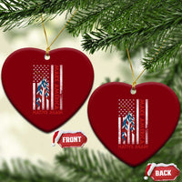 Make America Native Again Ceramic Ornament Indigenous Peoples Day USA Flag