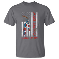 Make America Native Again T Shirt Indigenous Peoples Day USA Flag - Wonder Print Shop