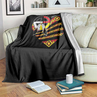 Indigenous Pride Native American Medicine Wheel Throw Blanket - Wonder Print Shop