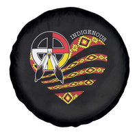 Indigenous Pride Native American Medicine Wheel Spare Tire Cover - Wonder Print Shop