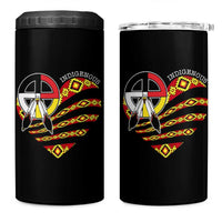 Indigenous Pride Native American Medicine Wheel 4 in 1 Can Cooler Tumbler - Wonder Print Shop