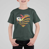 Indigenous Pride Native American Medicine Wheel T Shirt For Kid - Wonder Print Shop