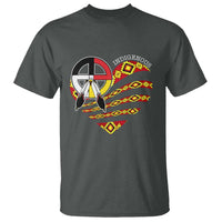 Indigenous Pride Native American Medicine Wheel T Shirt - Wonder Print Shop