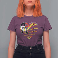 Indigenous Pride Native American Medicine Wheel T Shirt For Women - Wonder Print Shop