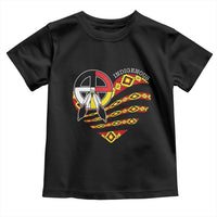 Indigenous Pride Native American Medicine Wheel Toddler T Shirt - Wonder Print Shop