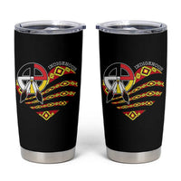 Indigenous Pride Native American Medicine Wheel Tumbler Cup - Wonder Print Shop