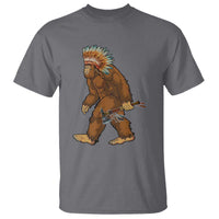 Funny Bigfoot American Indian Native Sasquatch Tomahawk T Shirt - Wonder Print Shop