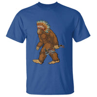 Funny Bigfoot American Indian Native Sasquatch Tomahawk T Shirt - Wonder Print Shop