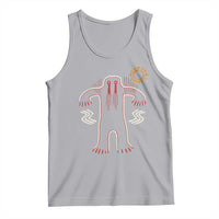 Native American Bigfoot Sasquatch Petroglyph Cave Art Tank Top - Wonder Print Shop