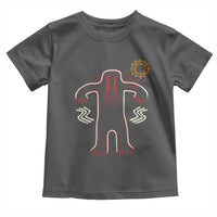Native American Bigfoot Sasquatch Petroglyph Cave Art Toddler T Shirt - Wonder Print Shop