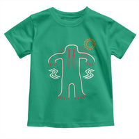 Native American Bigfoot Sasquatch Petroglyph Cave Art Toddler T Shirt - Wonder Print Shop
