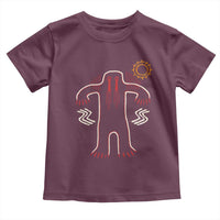 Native American Bigfoot Sasquatch Petroglyph Cave Art Toddler T Shirt - Wonder Print Shop