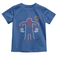 Native American Bigfoot Sasquatch Petroglyph Cave Art Toddler T Shirt - Wonder Print Shop