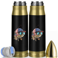 Funny Patriot American Flag Bass Fish Fishing Bullet Tumbler - Wonder Print Shop