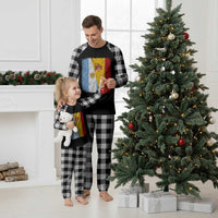 Spain Argentina Half Flag Spanish Argentinian Roots Plaid Pajama Set