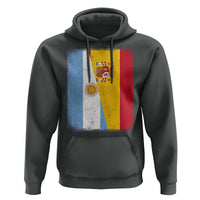 Spain Argentina Half Flag Spanish Argentinian Roots Hoodie
