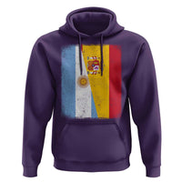 Spain Argentina Half Flag Spanish Argentinian Roots Hoodie