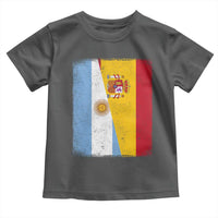 Spain Argentina Half Flag Spanish Argentinian Roots Toddler T Shirt