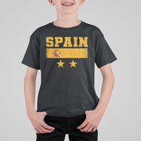 Spain Champions 2026 Second Star T Shirt For Kid Espana Coat of Arms