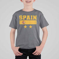 Spain Champions 2026 Second Star T Shirt For Kid Espana Coat of Arms