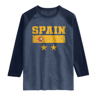 Spain Champions 2026 Second Star Raglan Shirt Espana Coat of Arms