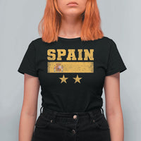 Spain Champions 2026 Second Star T Shirt For Women Espana Coat of Arms