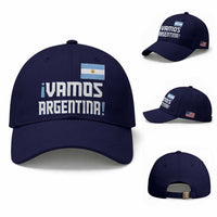 Vamos Argentina Baseball Cap Sol De May Argentinian Flag National Pride