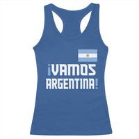 Vamos Argentina Racerback Tank Top Sol De May Argentinian Flag National Pride