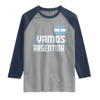 Vamos Argentina Raglan Shirt Sol De May Argentinian Flag National Pride
