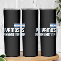 Vamos Argentina Skinny Tumbler Sol De May Argentinian Flag National Pride