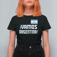 Vamos Argentina T Shirt For Women Sol De May Argentinian Flag National Pride
