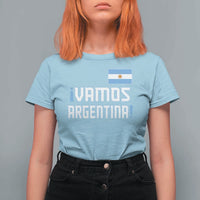 Vamos Argentina T Shirt For Women Sol De May Argentinian Flag National Pride