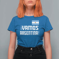 Vamos Argentina T Shirt For Women Sol De May Argentinian Flag National Pride